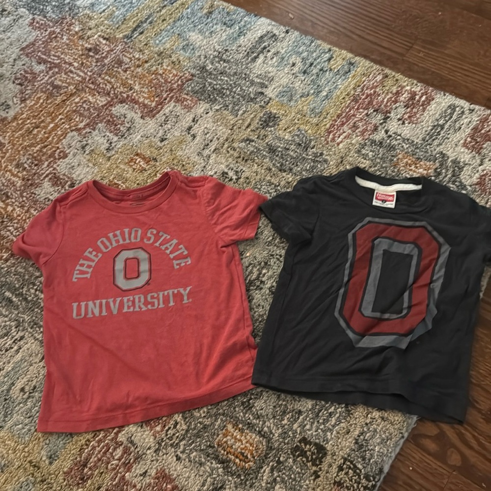 Set of 2 -2t. Ohio state tshirts. One homage , one National collegian brand